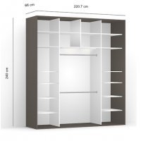 DRESSING LEX 221-240-66 C GRI/O/O